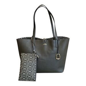 Lauren‎ Ralph Lauren Reversible  olive green Tote Bag